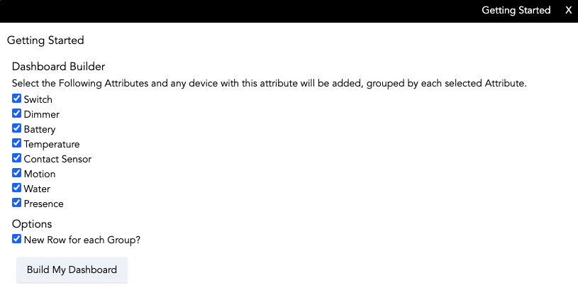 Screenshot - Dashboard Builder content