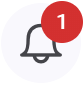 Screenshot of notification icon with "badge" (red circle with number)